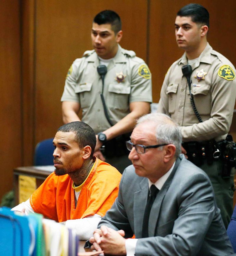 Chris Brown Gun Allegation Standoff