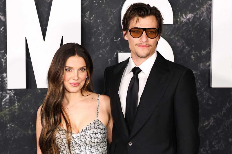 Millie Bobby Brown and Jake Bongiovi