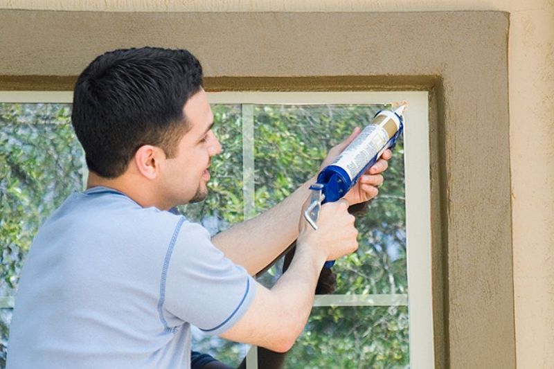Seal Window and Door Gaps
