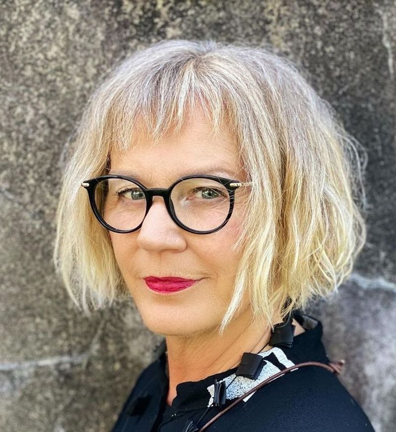 French Bob with Micro Bangs
