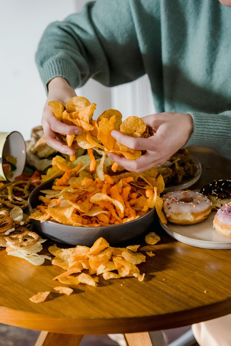 10. Eating Junk to Cope