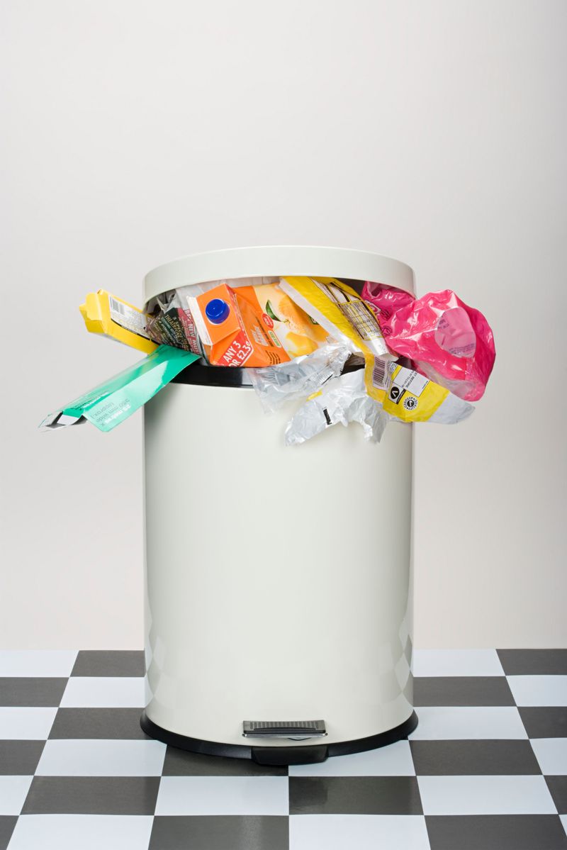 Overflowing Trash Cans