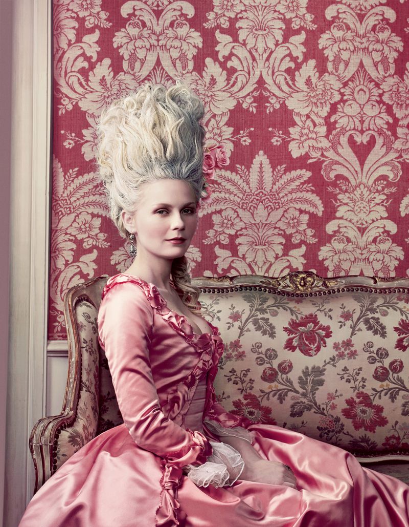 Marie Antoinette’s pastel court gowns — Marie Antoinette (2006)