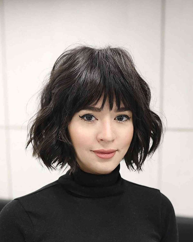 Choppy Bangs with Short Hair