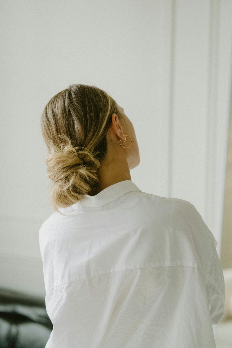 Textured Low Bun