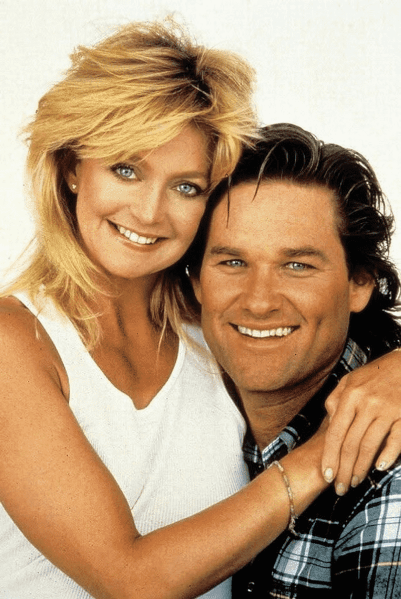 Goldie Hawn and Kurt Russell