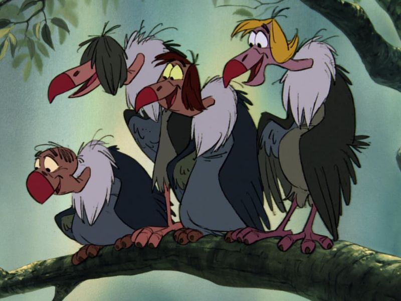 Vultures in The Jungle Book