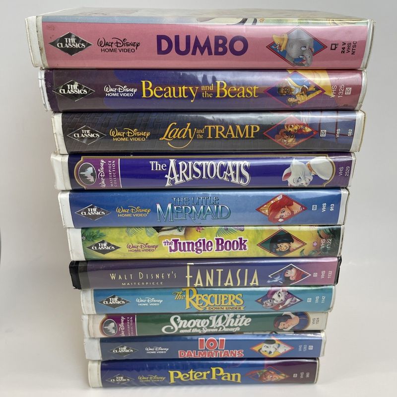 VHS Tapes (Disney Black Diamond Editions & Horror Films)