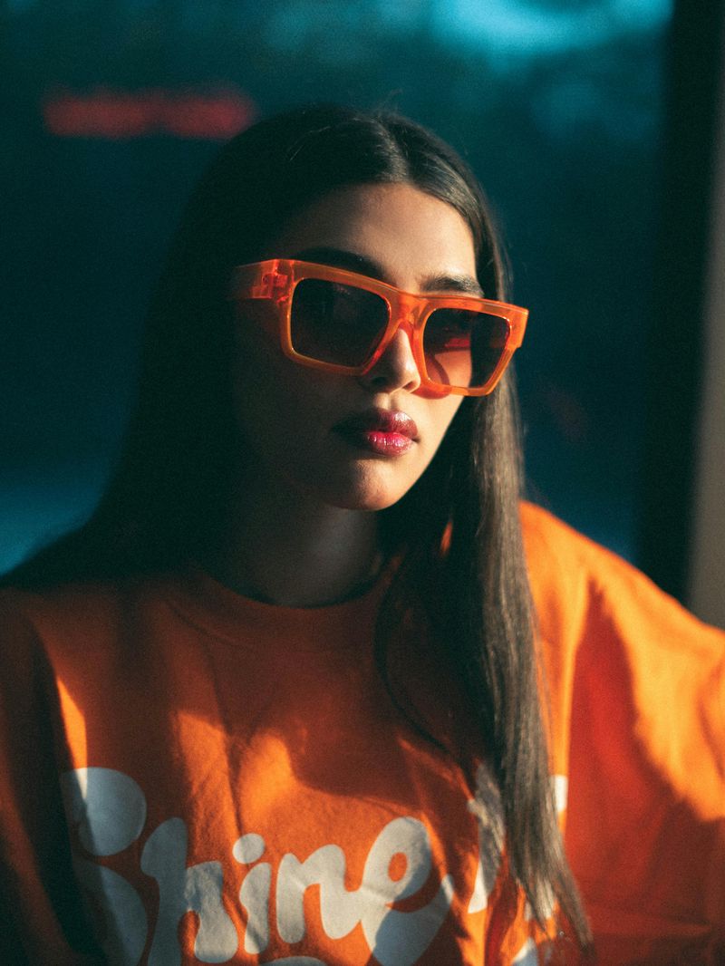 Oversized Sunglasses with Giant Logos