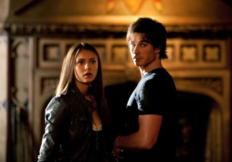 Damon Salvatore and Elena Gilbert — The Vampire Diaries