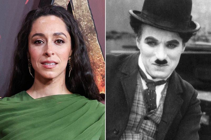 Charlie Chaplin and Oona Chaplin