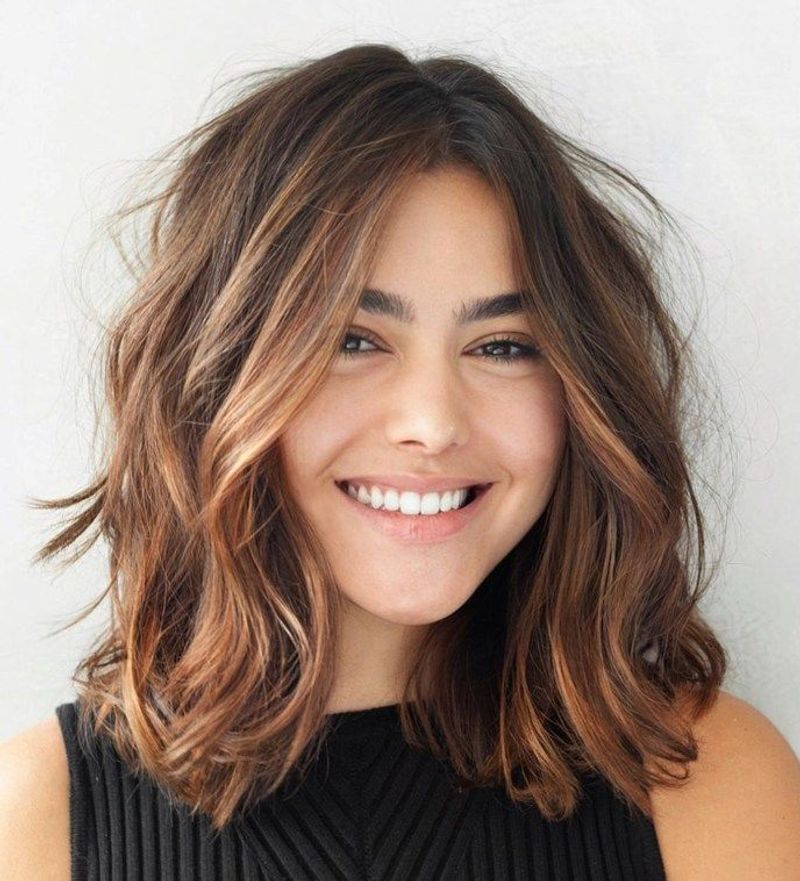 Layered Lob (Long Bob)