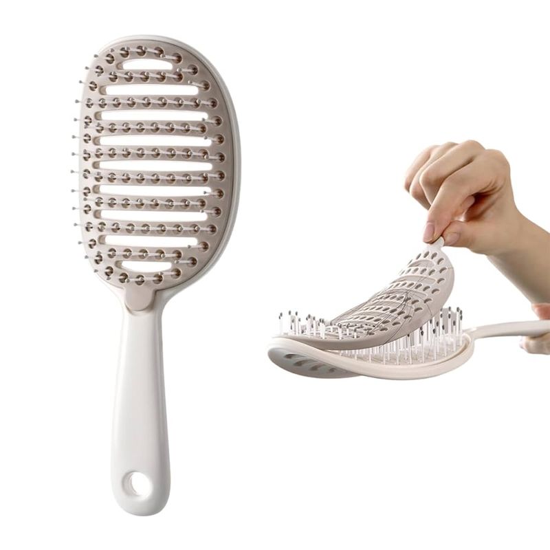 Self-Cleaning Hairbrush