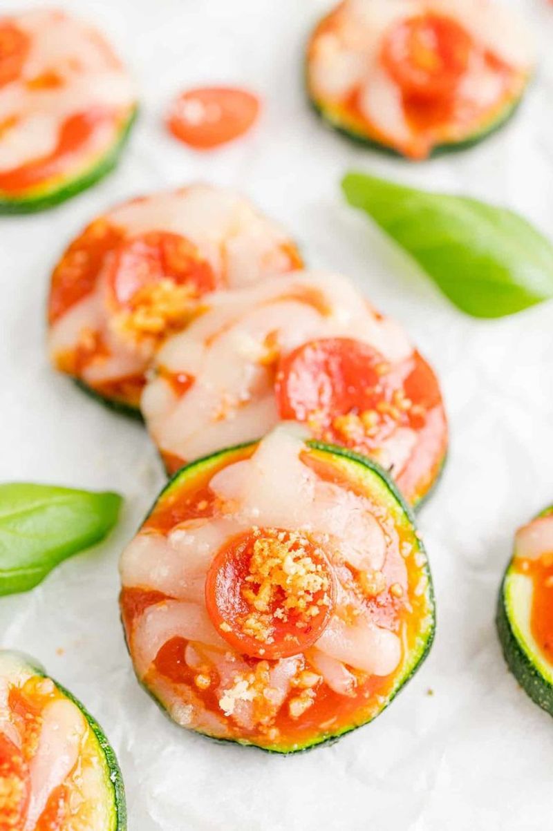 Zucchini Pizza Bites
