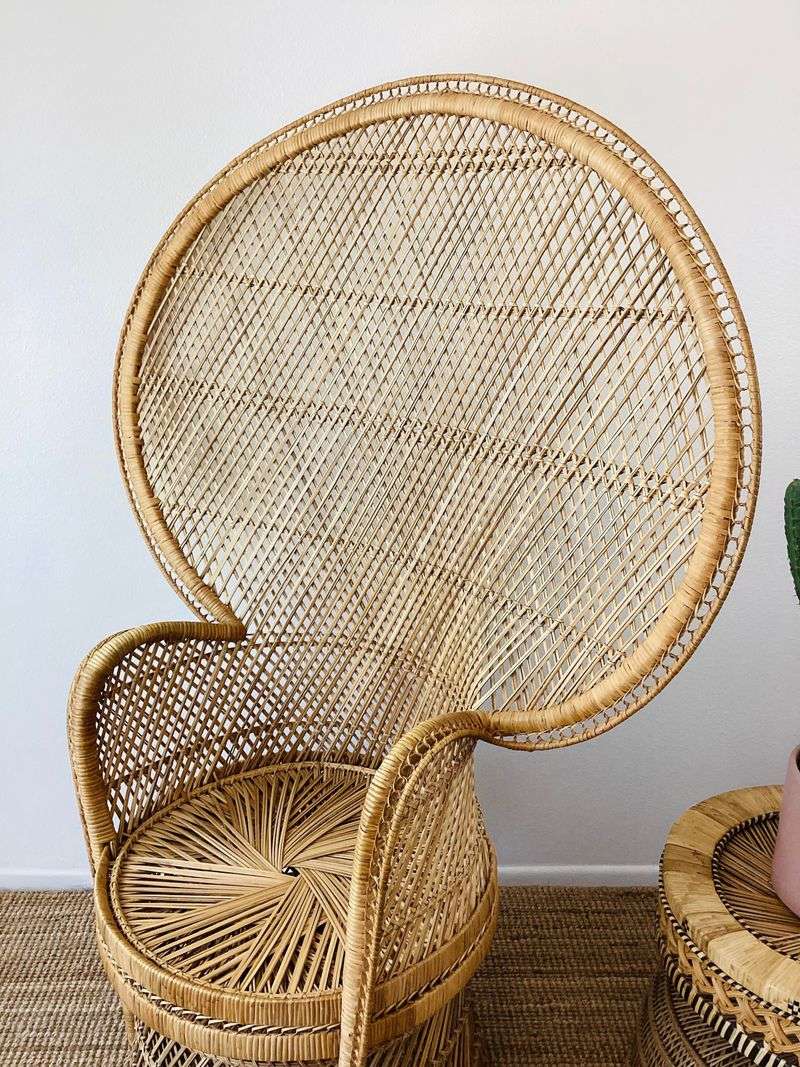 Wicker Peacock Chairs