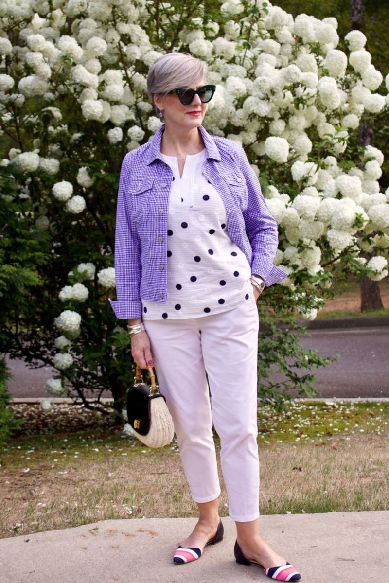 Periwinkle + White