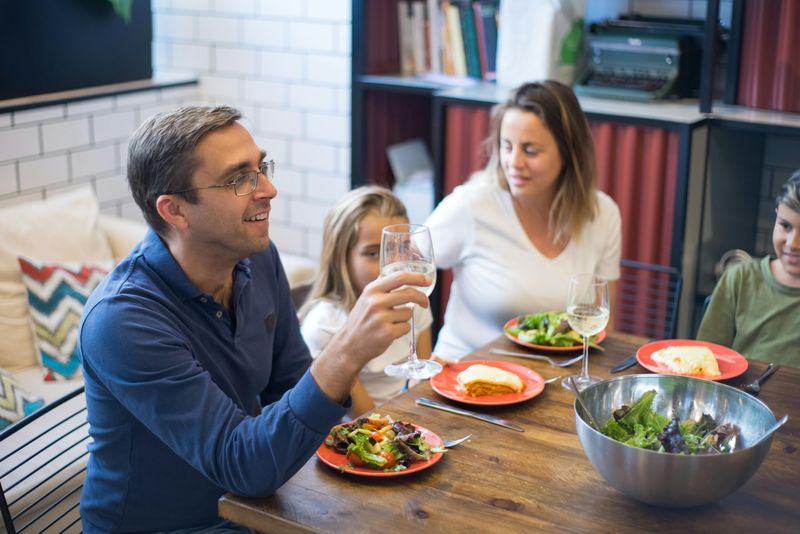 Eating Dinner at 4:30 PM