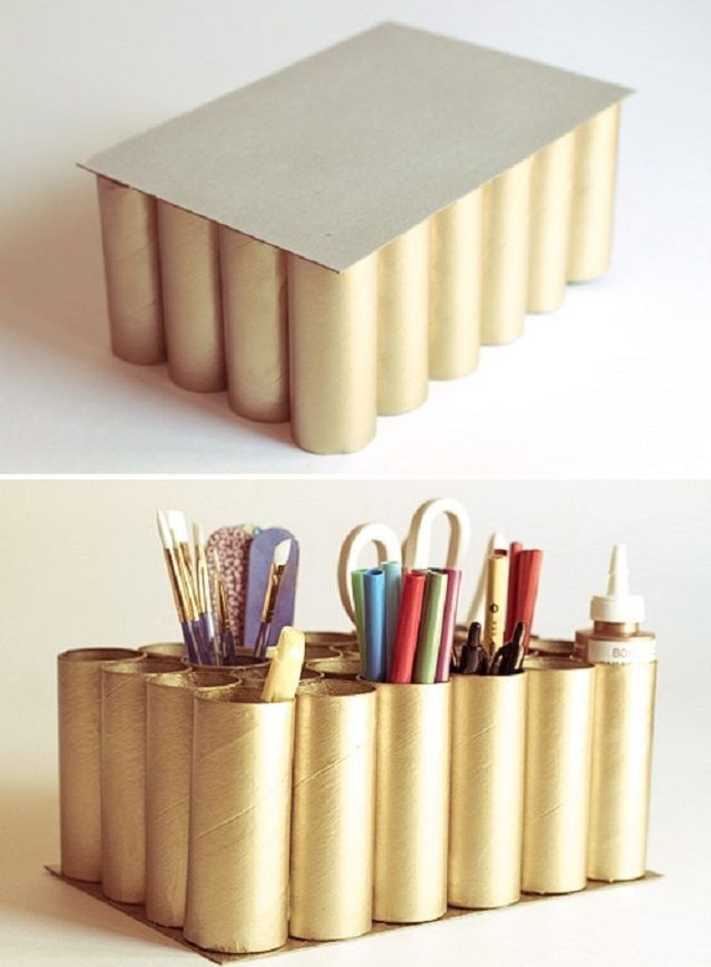Empty Toilet Paper Rolls