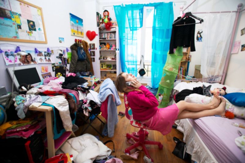 Permanent 'Floordrobe'