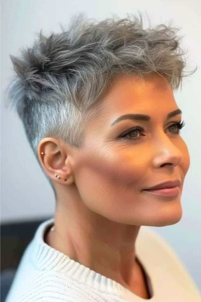 Short Crop with Undercut