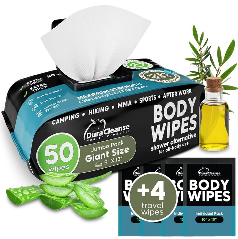 No-Rinse Body Cleansing Wipes