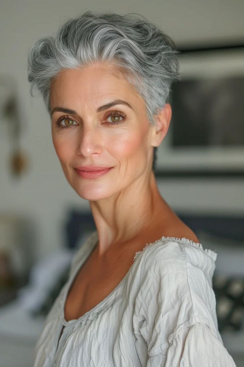 Brushed-Back Short Style