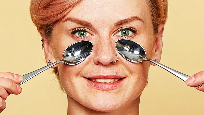 Cold Spoons for Puffy Eyes