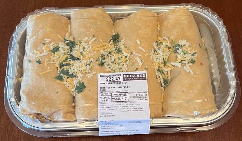 Kirkland Signature Burritos