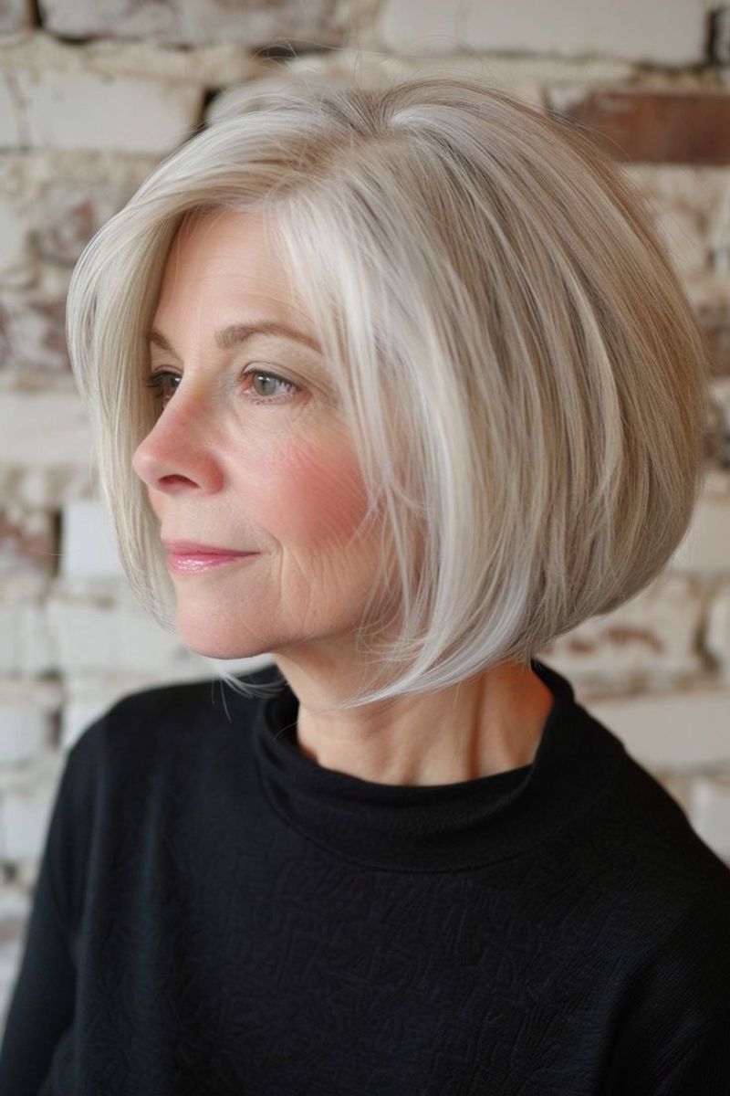 Chin-Length Blunt Bob