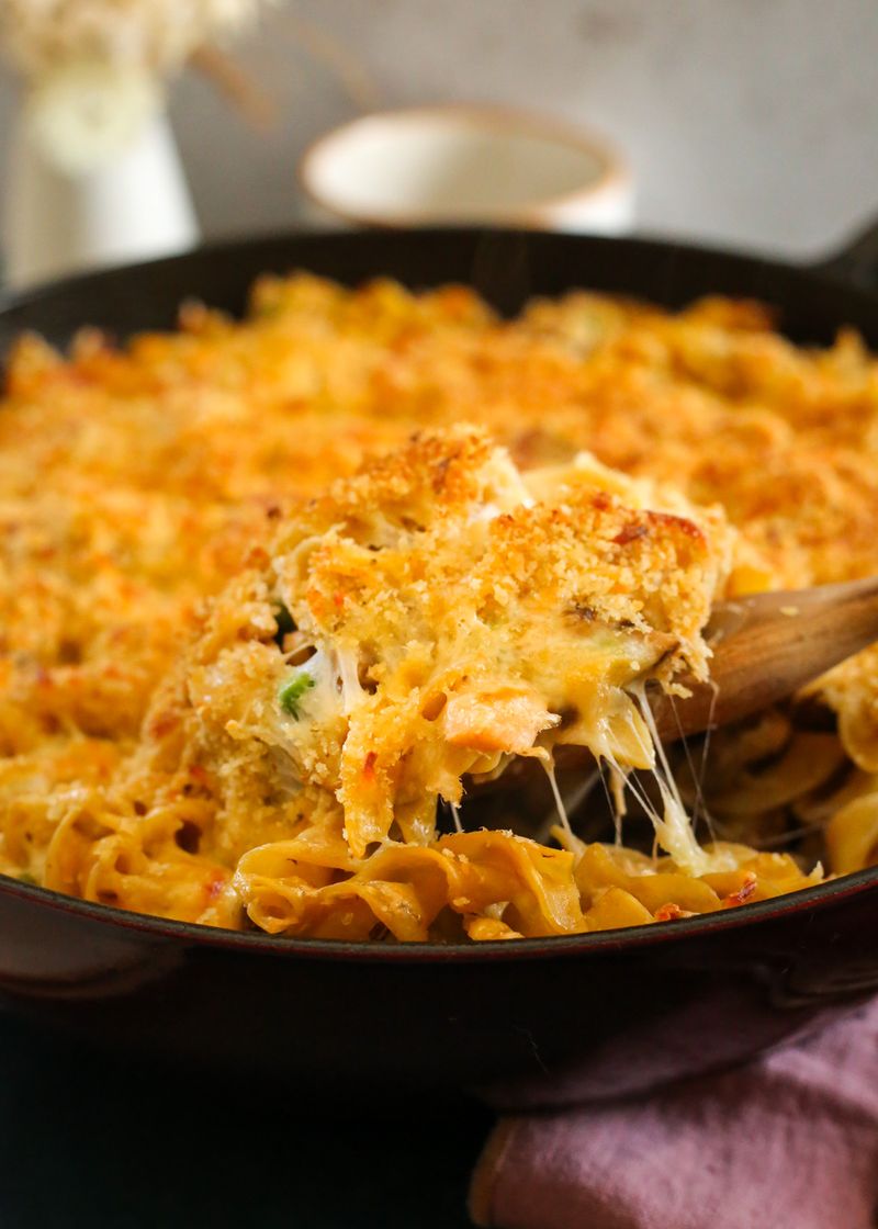 Cheesy Tuna Noodle Casserole