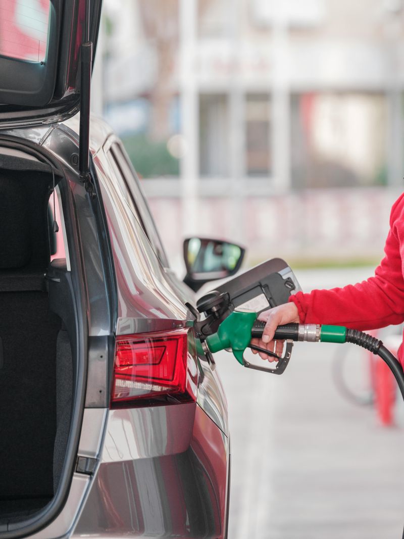 Never offering to drive to save on gas