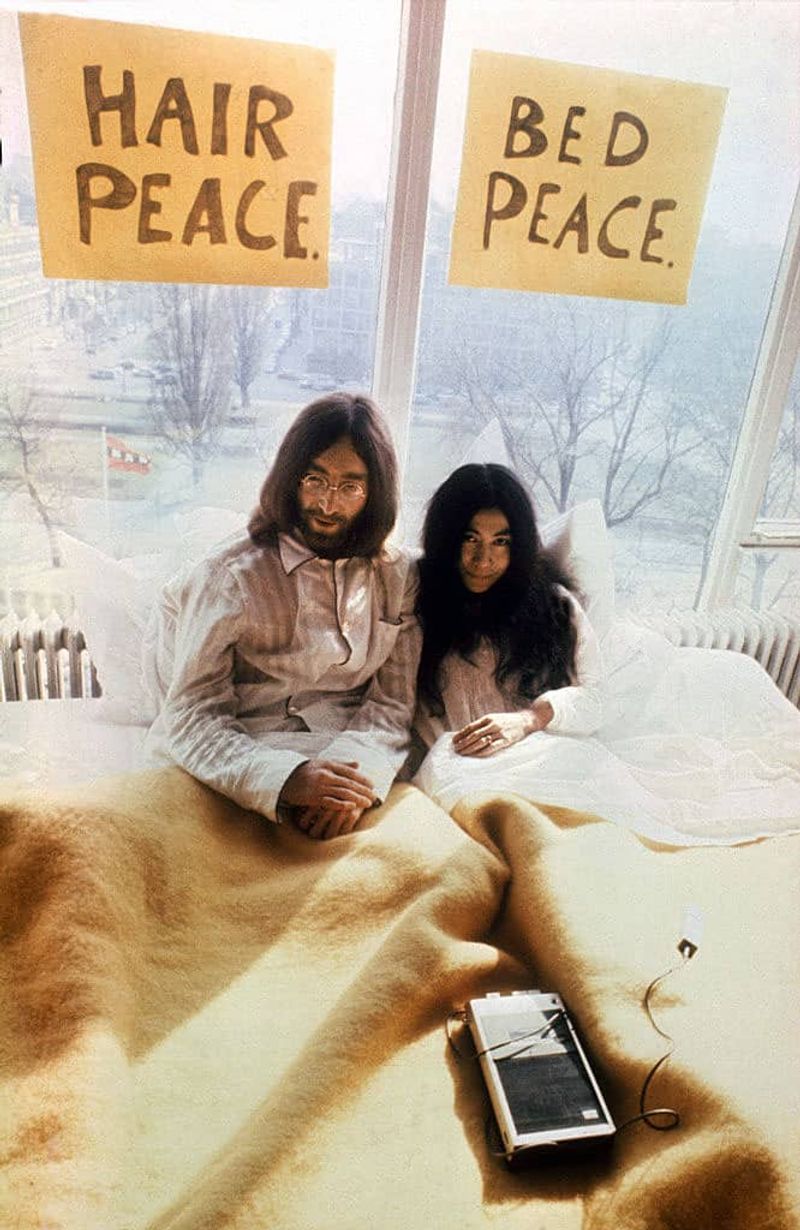 John Lennon and Yoko Ono