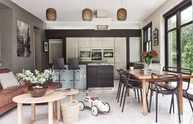 Ultra-Polished, Staged Kitchen Displays