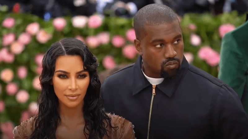 Kim Kardashian and Kanye West