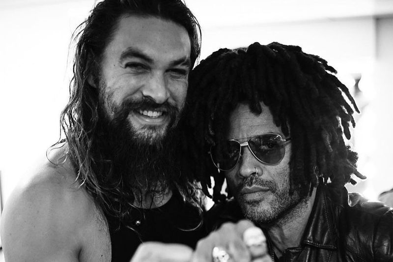 Jason Momoa & Lenny Kravitz
