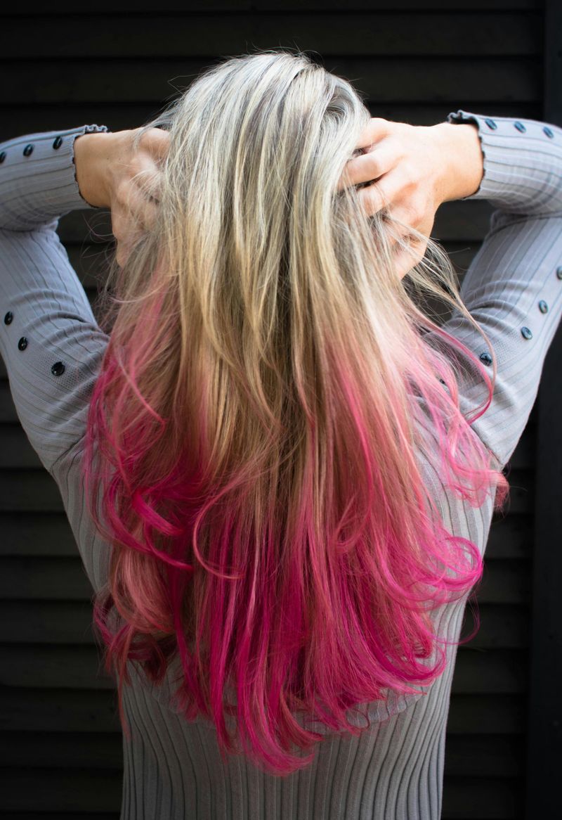 Unnaturally Bleached Hair Colors