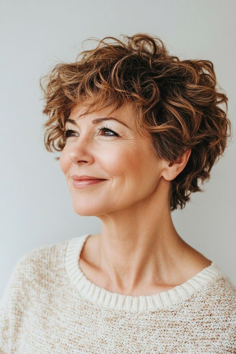 Curly Short Cut