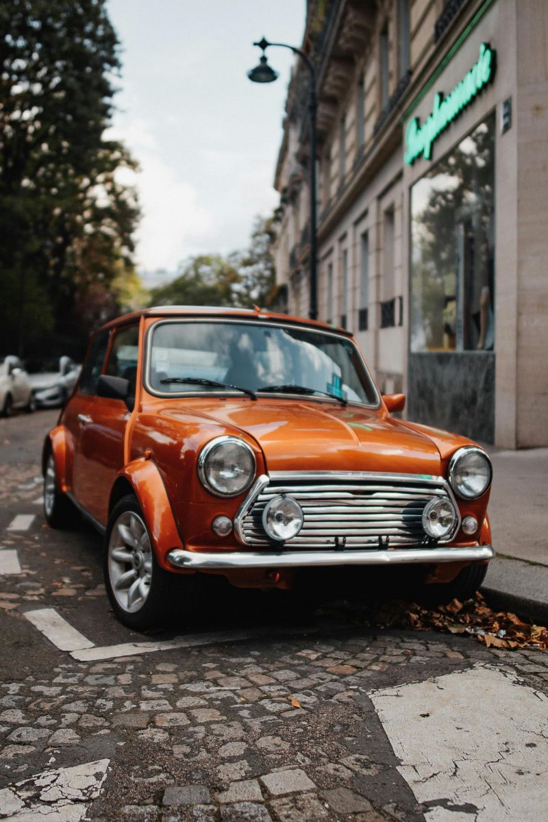 Driving manual is normal, and cars are smaller