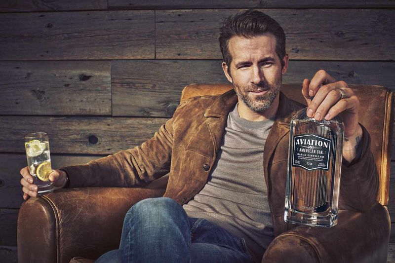 Ryan Reynolds — Aviation Gin (and later other ventures)