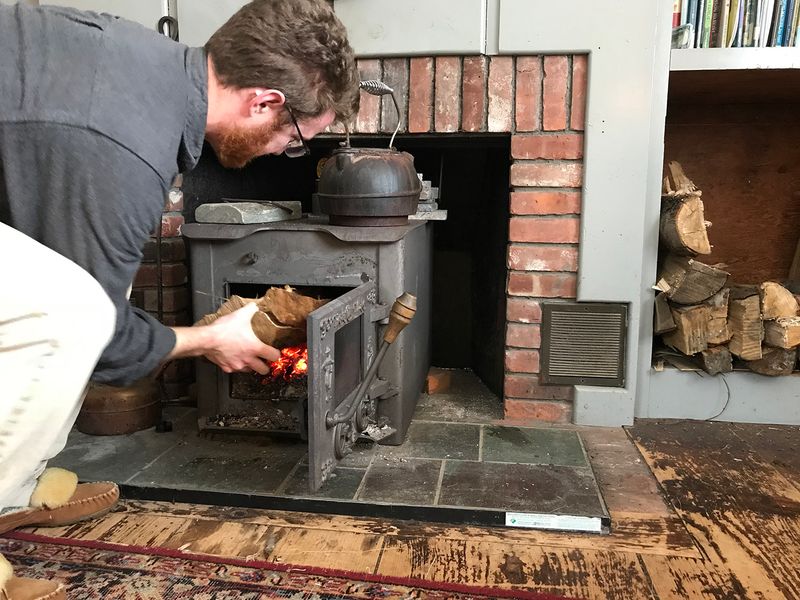 Fetching Coal or Firewood to Heat the Home