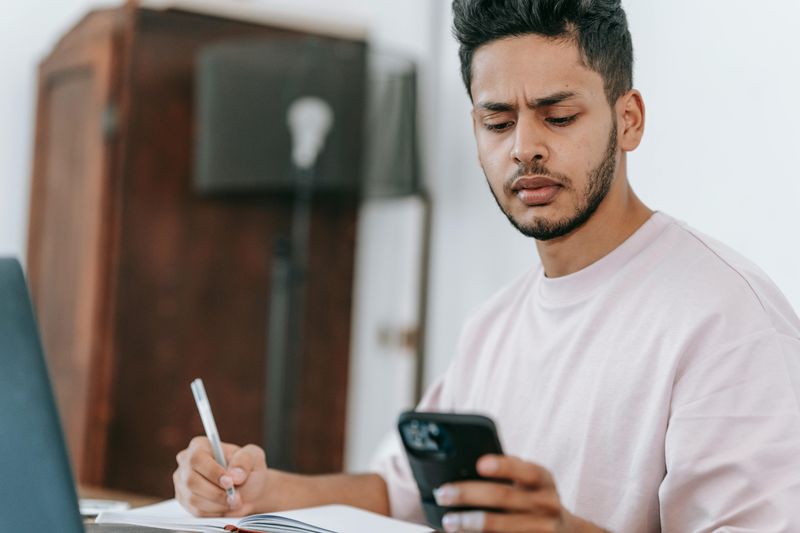 Scrolling Through Phones During Conversations