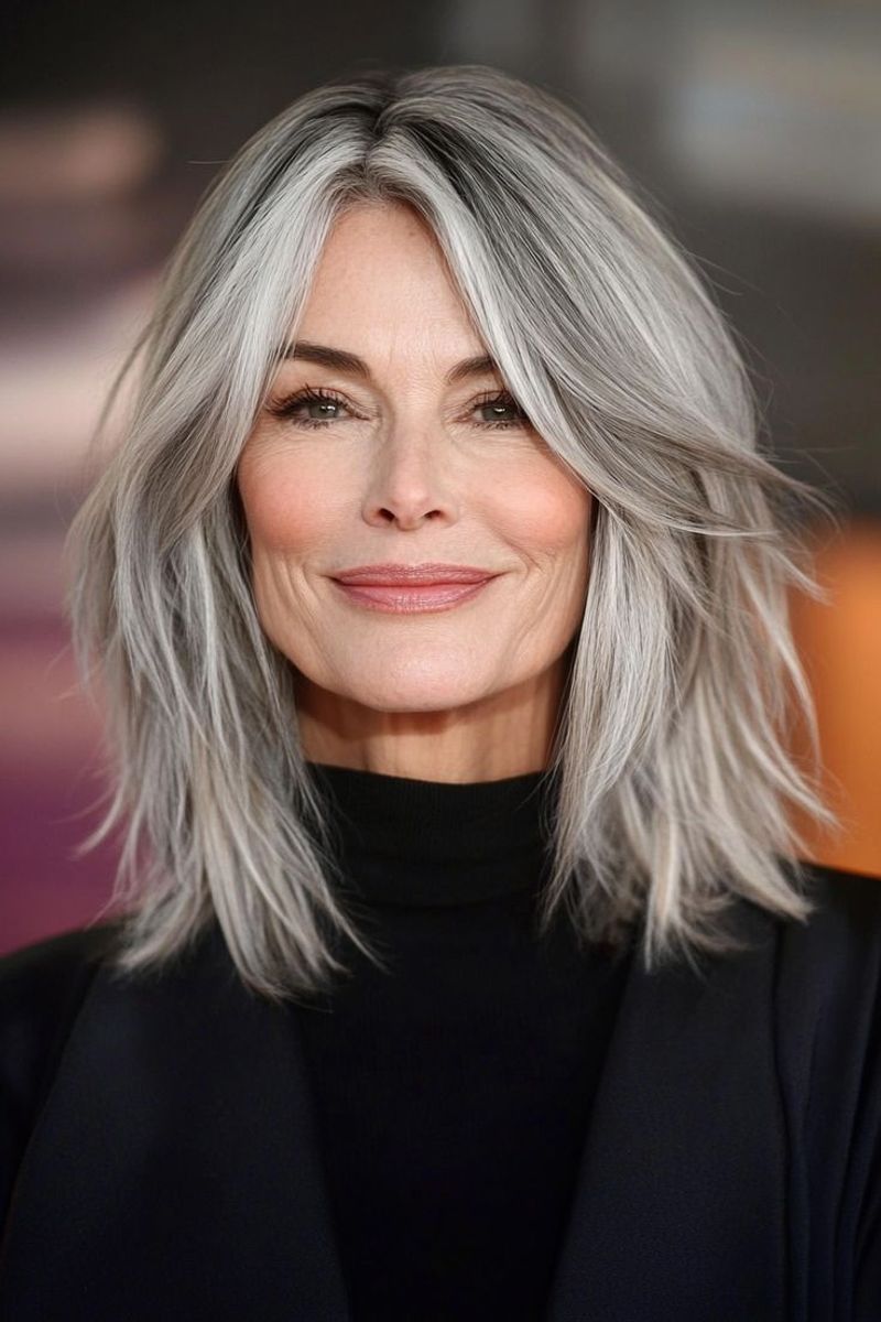 Medium-Length with Face-Framing Layers