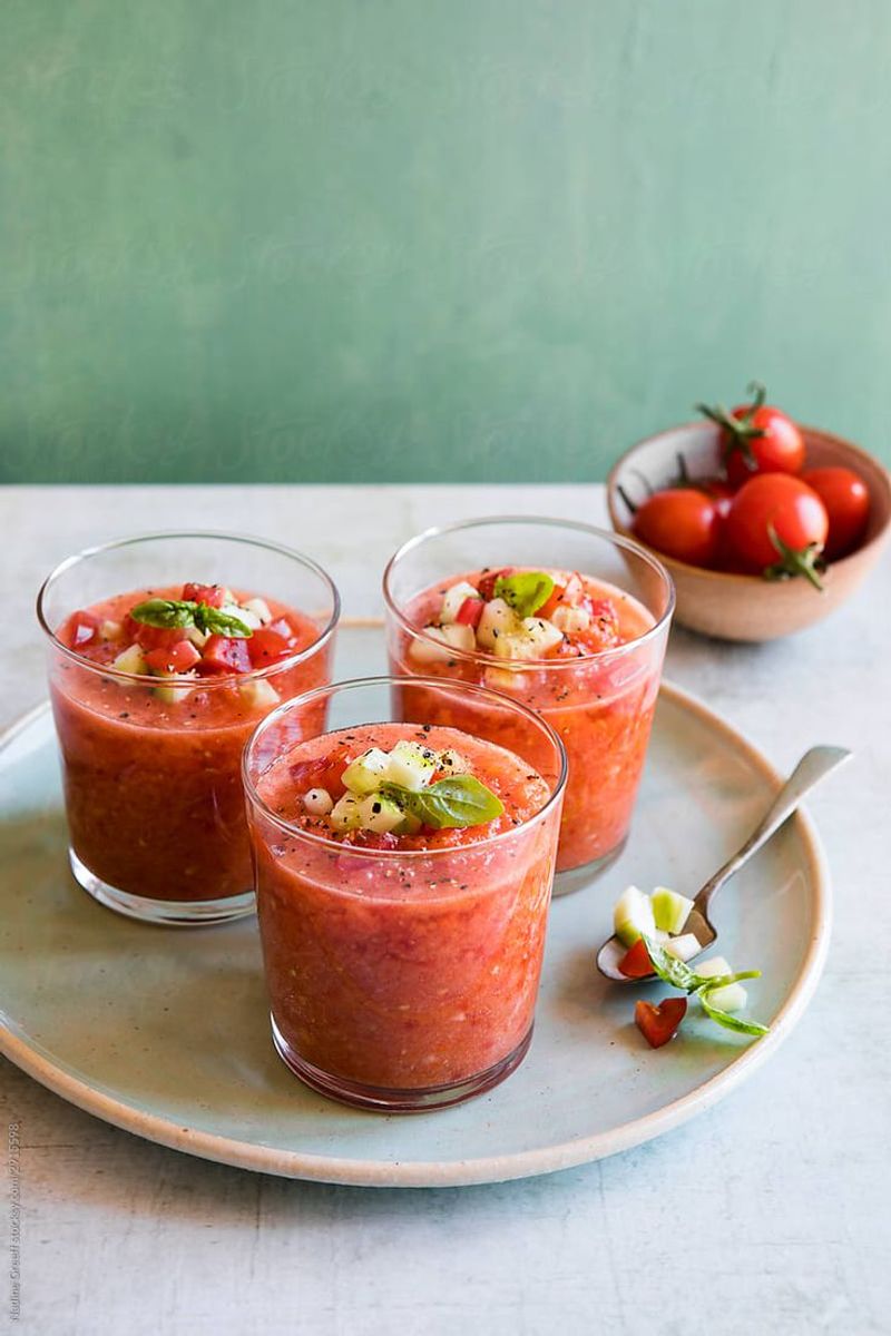 Chilled Gazpacho Shots