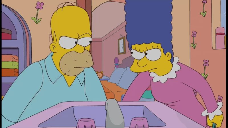 Homer & Marge Simpson