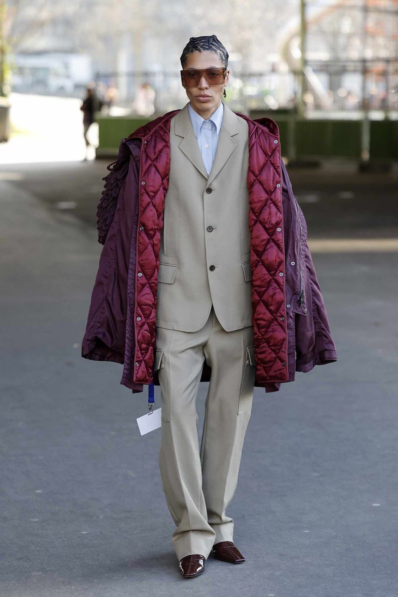 Burgundy & Taupe