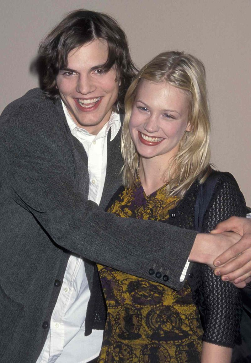 Ashton Kutcher & January Jones