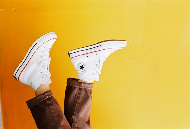 White Minimalist Sneakers