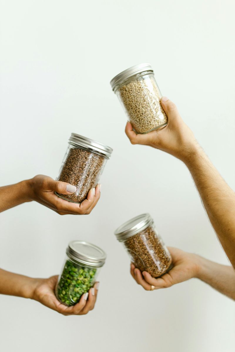 Use Matching Containers in the Kitchen or Bathroom