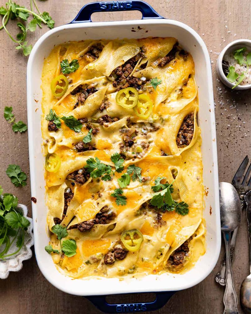 Philly Cheesesteak Stuffed Shells