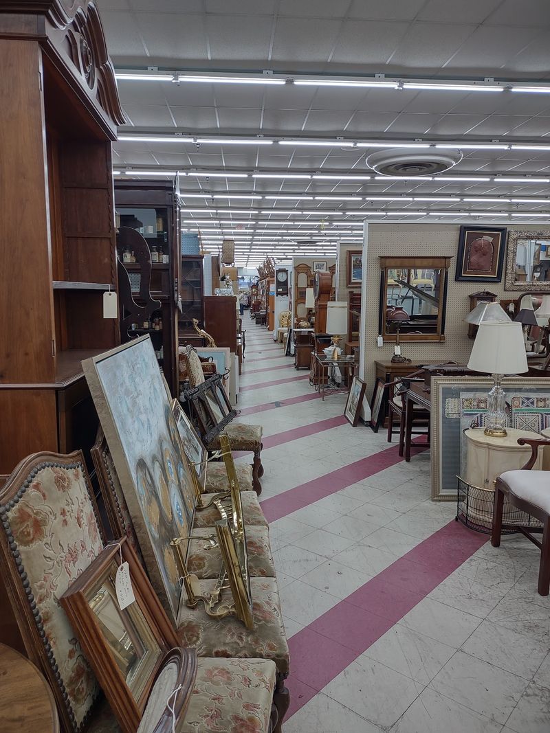 Tools, Lamps, and Art on Every Wall
